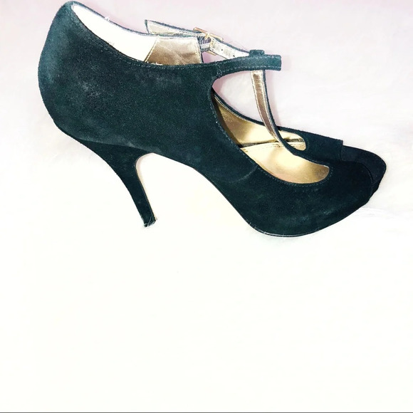 Bakers Liz velvet stiletto sz 7 1/2 SINGLE shoe for AMPUTEE - Picture 3 of 5